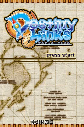 Destiny Links (Japan) screen shot title